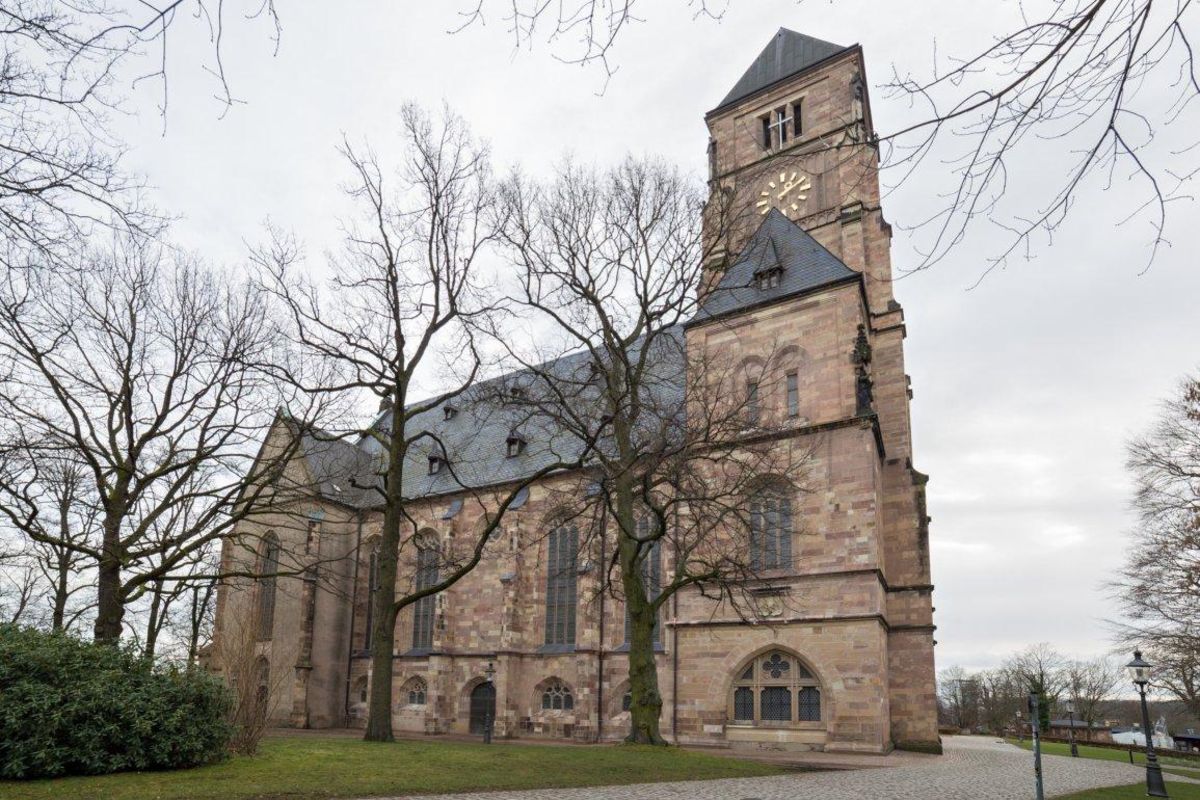 Seitenansicht Schlosskirche Chemnitz