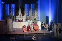 Hirten, Könige und Maria & Joseph auf dem Altarplatz
